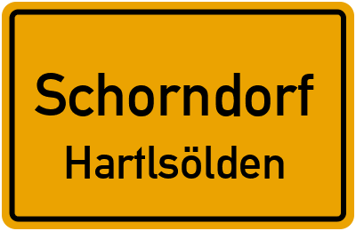 Straßenverzeichnis Schorndorf Hartlsölden