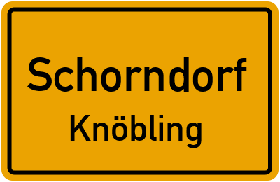 Straßenverzeichnis Schorndorf Knöbling