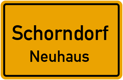 Straßenverzeichnis Schorndorf Neuhaus
