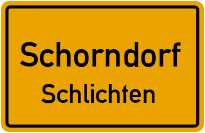 Straßenverzeichnis Schorndorf Schlichten