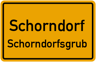 Straßenverzeichnis Schorndorf Schorndorfsgrub