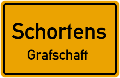 Straßenverzeichnis Schortens Grafschaft