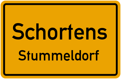 Straßenverzeichnis Schortens Stummeldorf