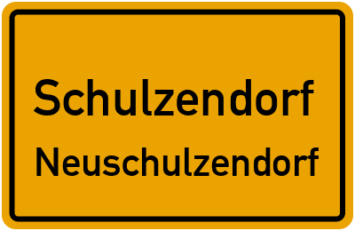 Straßenverzeichnis Schulzendorf Neuschulzendorf