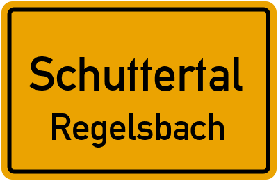 Straßenverzeichnis Schuttertal Regelsbach