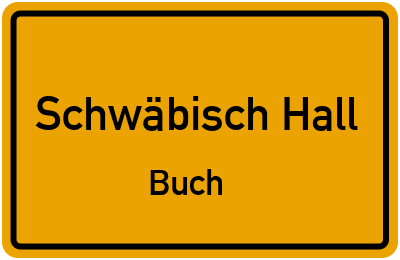 Straßenverzeichnis Schwäbisch Hall Buch