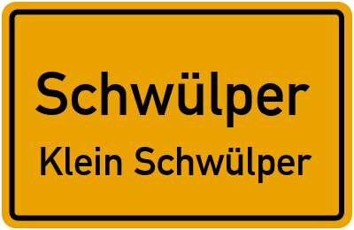 Straßenverzeichnis Schwülper Klein Schwülper