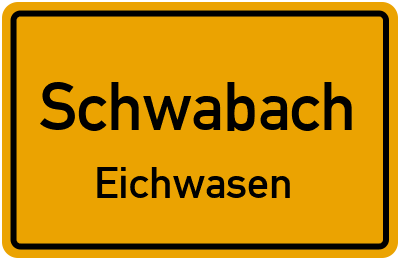 Straßenverzeichnis Schwabach Eichwasen