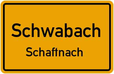 Straßenverzeichnis Schwabach Schaftnach