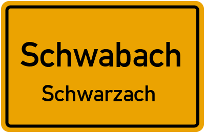 Straßenverzeichnis Schwabach Schwarzach