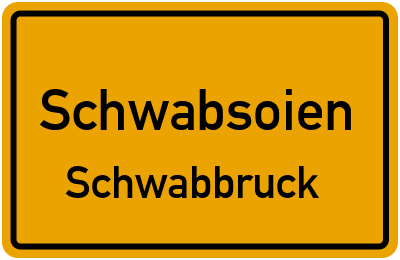 Straßenverzeichnis Schwabsoien Schwabbruck