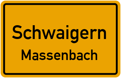 Straßenverzeichnis Schwaigern Massenbach