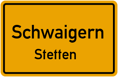 Straßenverzeichnis Schwaigern Stetten
