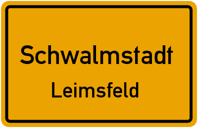 Straßenverzeichnis Schwalmstadt Leimsfeld
