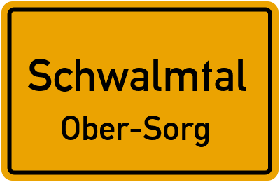 Straßenverzeichnis Schwalmtal Ober-Sorg