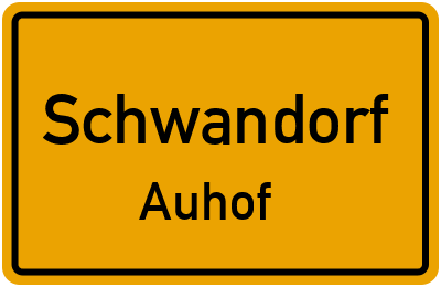 Straßenverzeichnis Schwandorf Auhof