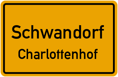 Straßenverzeichnis Schwandorf Charlottenhof