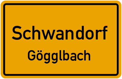 Straßenverzeichnis Schwandorf Gögglbach