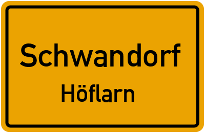 Straßenverzeichnis Schwandorf Höflarn