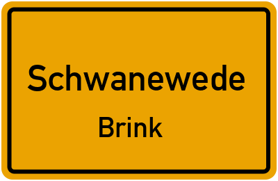 Straßenverzeichnis Schwanewede Brink