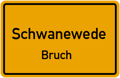 Straßenverzeichnis Schwanewede Bruch