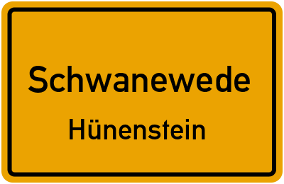 Straßenverzeichnis Schwanewede Hünenstein