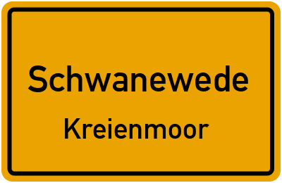 Straßenverzeichnis Schwanewede Kreienmoor