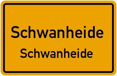 Straßenverzeichnis Schwanheide Schwanheide