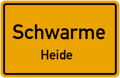 Straßenverzeichnis Schwarme Heide