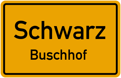 Straßenverzeichnis Schwarz Buschhof