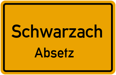 Straßenverzeichnis Schwarzach Absetz