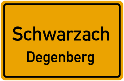 Straßenverzeichnis Schwarzach Degenberg