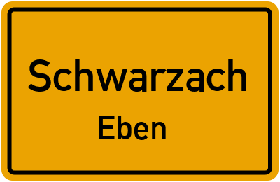 Straßenverzeichnis Schwarzach Eben