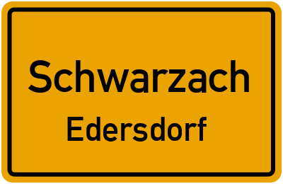 Straßenverzeichnis Schwarzach Edersdorf