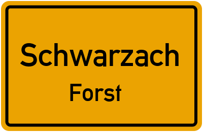 Straßenverzeichnis Schwarzach Forst