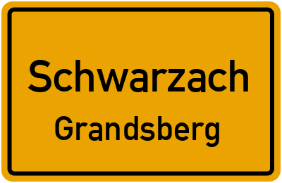 Straßenverzeichnis Schwarzach Grandsberg