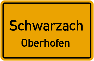 Straßenverzeichnis Schwarzach Oberhofen