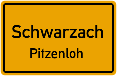 Straßenverzeichnis Schwarzach Pitzenloh