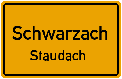 Straßenverzeichnis Schwarzach Staudach