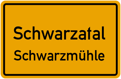 Straßenverzeichnis Schwarzatal Schwarzmühle