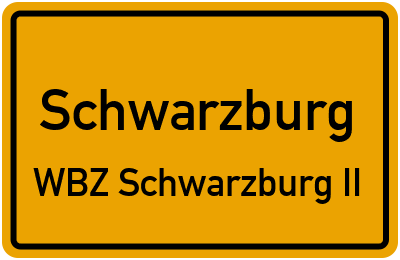 Straßenverzeichnis Schwarzburg WBZ Schwarzburg II