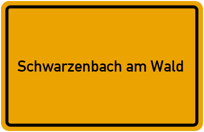 Branchenbuch Schwarzenbach am Wald, Bayern