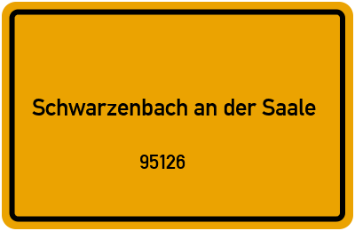 95126 Schwarzenbach an der Saale