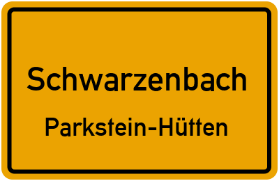 Straßenverzeichnis Schwarzenbach Parkstein-Hütten