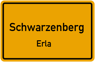 Straßenverzeichnis Schwarzenberg Erla