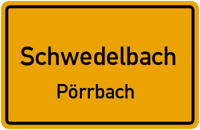 Straßenverzeichnis Schwedelbach Pörrbach