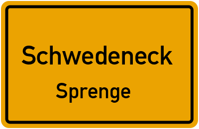 Straßenverzeichnis Schwedeneck Sprenge