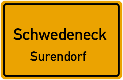 Straßenverzeichnis Schwedeneck Surendorf