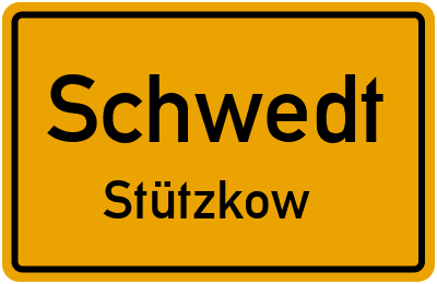 Straßenverzeichnis Schwedt Stützkow