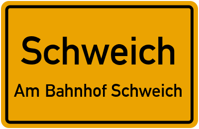 Straßenverzeichnis Schweich Am Bahnhof Schweich